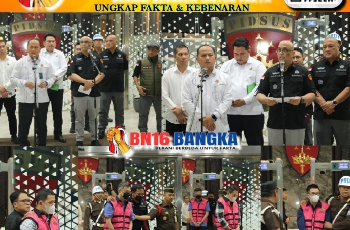 Tim Penyidik JAM PIDSUS Tetapkan 11 Orang Tersangka dalam Perkara Ekspor CPO dan Turunannya POME Periode 2022-2024