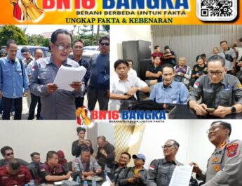 Awak Media Babel Datangi Polda, Tegaskan: Jangan Pidanakan Karya Jurnalistik