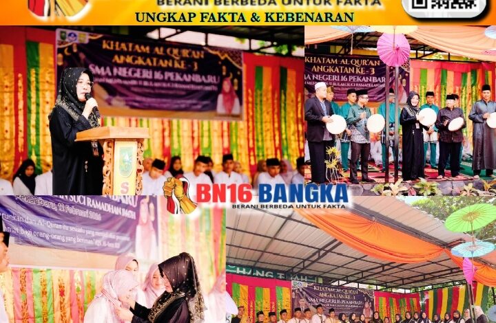 Sambut Bulan Suci Ramadhan 1447 Hijriah, SMAN 16 Pekanbaru Gelar Khatam Al-Qur’an