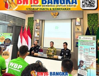 Lapas Tanjungpandan Berikan Sosialisasi kepada 30 Warga Binaan Tentang Bantuan Hukum