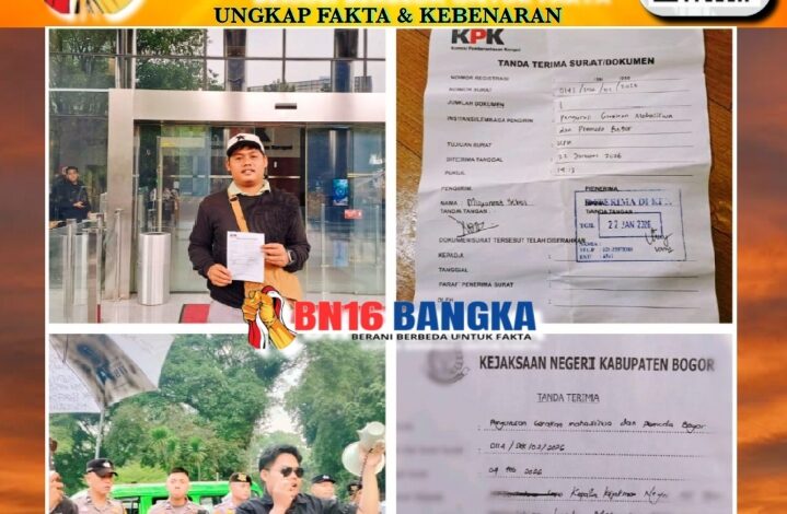 GMPB Laporkan Dugaan Tindak Pidana Korupsi di Dinas Pendidikan ke APH Polda Jabar, KPK RI dan Kejari Bogor