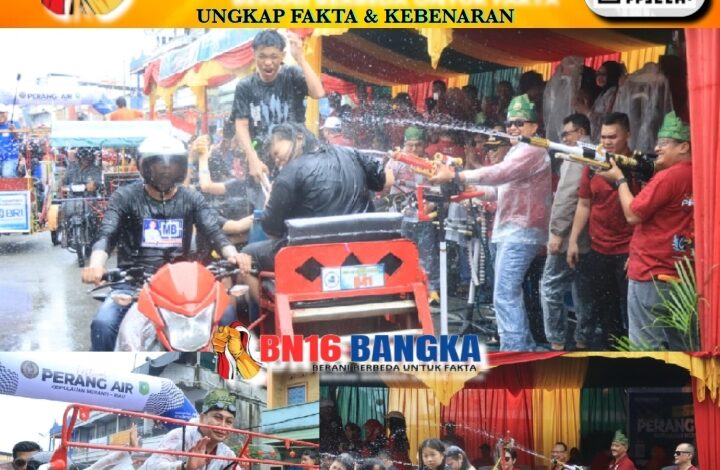 Meriahnya Festival ‘Perang Air’ di Riau: Merawat Tradisi, Jaga Persaudaraan