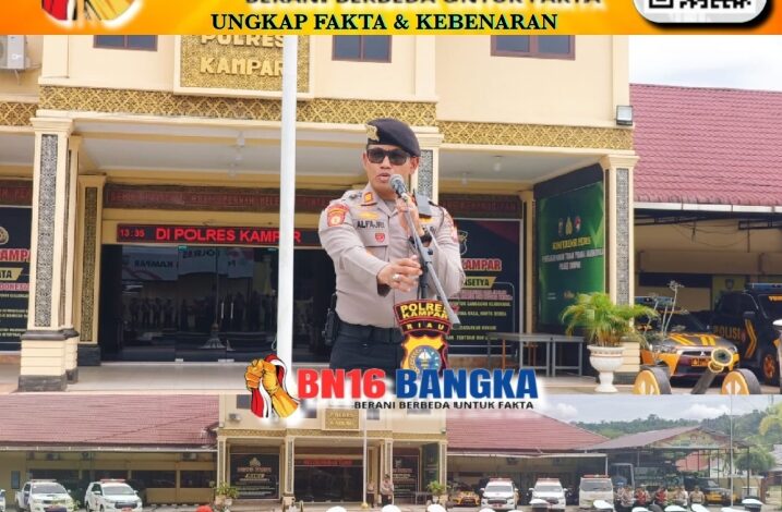 Sambut Ramadhan, Polres Kampar Siaga di Balimau Kasai Keamanan dan Keselamatan Prioritas