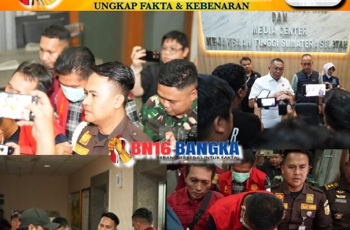 Kejati Sumsel Tangkap 2 Orang Oknum Anggota DPRD Muara Enim, Dugaan Gratifikasi Rp1,6 Miliar Pengembangan Jaringan Irigasi Ataran Air Lemutu