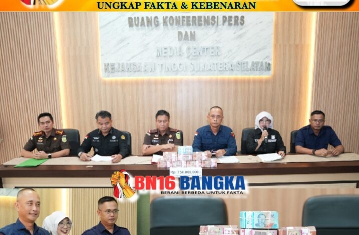 Terdawa Harnojoyo, Perkara Dugaan Tipikor Pasar Cinde Palembang Titipkan Uang Pembayaran Kerugian Negara Sebesar Rp750 Juta