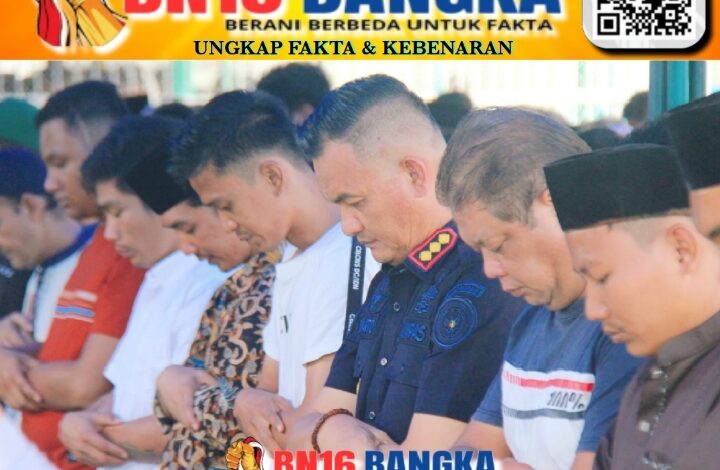 Jumat Pertama Ramadhan, Harapan Menggema dalam Sholat Jumat Berjamaah di Lapas Pekanbaru