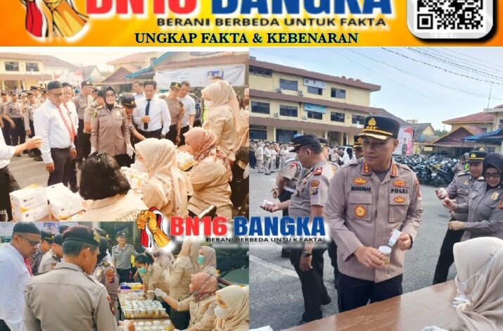 Dukung Program Nasional Pemberantasan Narkoba, Polresta Pekanbaru Laksanakan Tes Urine Terhadap 101 Personel