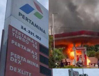 Bom Waktu di Lubuk Besar: Motor Pengerit Meledak, Nyawa Konsumen SPBU Jadi Taruhan