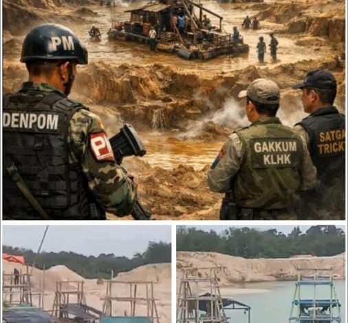 Nama Oknum TNI Denpom Pangkalpinang Mencuat, Satgas Tricakti dan Gakkum KLHK Dipertanyakan