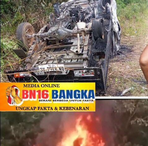 Pencurian 1 Ton Sawit di Jebus Berujung Amuk Massa, Satu Mobil Pelaku Hangus Dibakar