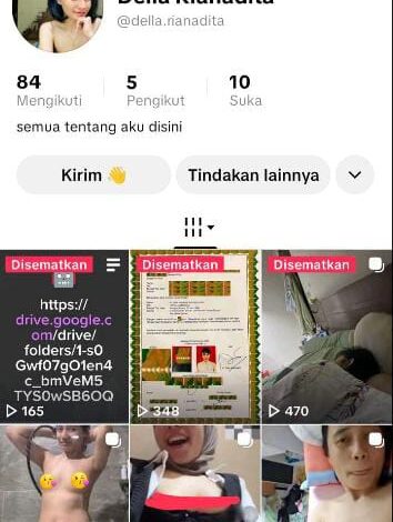 Akun TikTok Della Rianadita Tiba-Tiba Hilang Usai Viral Dugaan Poliandri, Publik Desak Wali Kota Bertindak