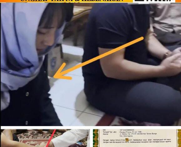 Datangi Polresta Sigit Dampingi Istri, Akui Pernikahan Siri dengan dr Della Mantan Direktur RSUD Depati Hamzah