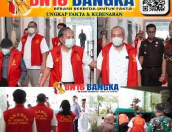 Kejati Sumsel Serahkan 6 Tersangka dan Barang Bukti Dugaan Tipikor Pemberian Fasilitas Pinjaman/Kredit dari Bank Plat Merah kepada PT BSS dan PT SAL