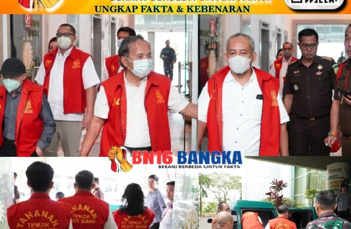 Kejati Sumsel Serahkan 6 Tersangka dan Barang Bukti Dugaan Tipikor Pemberian Fasilitas Pinjaman/Kredit dari Bank Plat Merah kepada PT BSS dan PT SAL