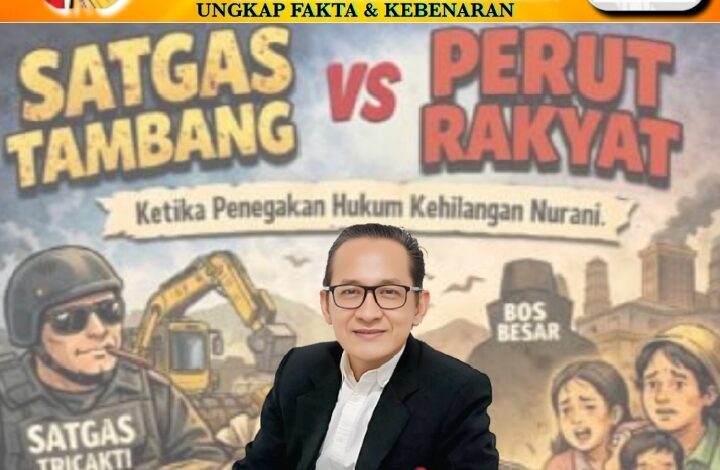 Satgas Tambang vs Perut Rakyat: Ketika Penegakan Hukum Kehilangan Nurani (Opini)