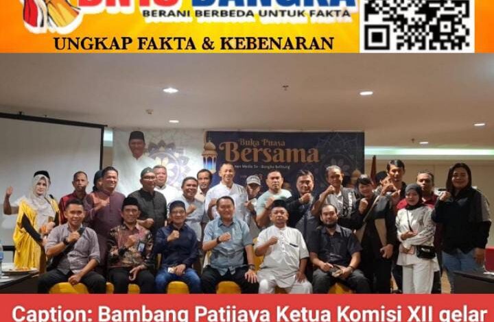 Ketua Komisi XII Bambang Patijaya Ajak Media Kawal Ulang Tata Kelola Tambang Bangka Belitung
