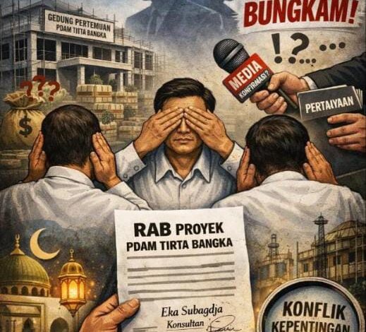 Konfirmasi Tak Dijawab, Pejabat Terkait Proyek PDAM Tirta Bangka Pilih Bungkam