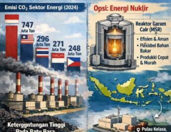 Emisi Energi RI Tertinggi di ASEAN, Nuklir Dinilai Jadi Opsi Strategis
