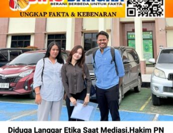 Diduga Langgar Etika Saat Mediasi, Hakim PN Sungailiat Diadukan ke Bawas Mahkamah Agung