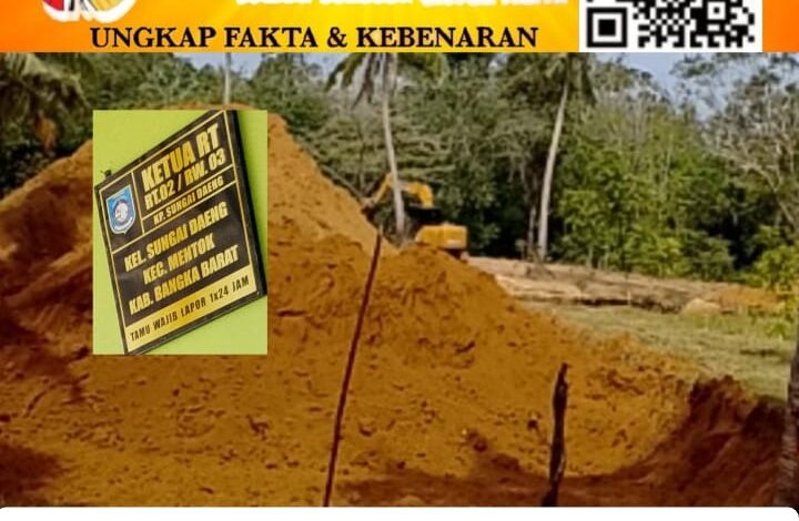 Lingkaran Setan Tambang Ilegal Bangka Barat,Dari Oknum Ketua RT Hingga Keterlibatan Jaringan Bos DYT