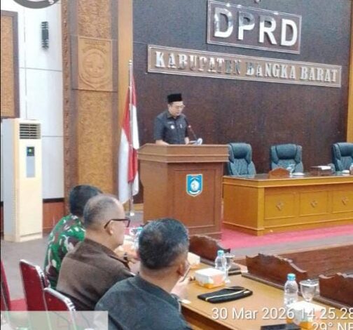 Sampaikan LKPJ 2025, Bupati Bangka Barat Tekankan Sinergitas dan Transparansi Keuangan