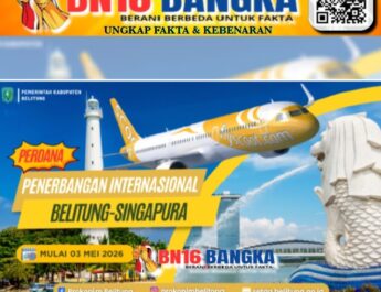 Pemkab Belitung Pastikan Kesiapan Sambut Penerbangan Internasional Perdana Scoot Airline Rute Singapura ke Belitung pada 3 Mei 2026