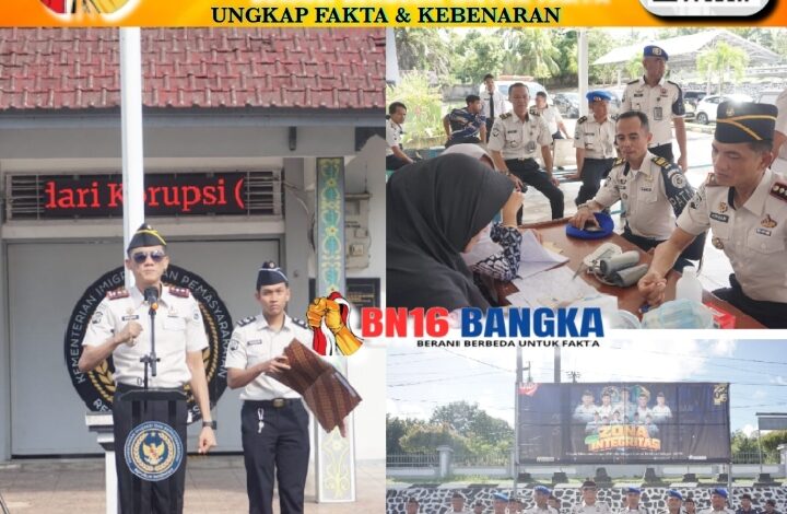 Lapas Tanjungpandan Deklarasikan Komitmen Bersama, Ciptakan Lapas Bersih dari Peredaran Halinar