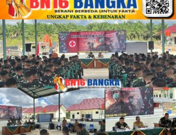 Yonif TP 845/Ks Gelar Sosialisasi HIV/AIDS dan IMS, Gandeng P2p Belitung dan Puskesmas Air Saga