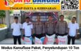 Polres Bangka Barat Bongkar Penyelundupan 10 Ton Pupuk Subsidi Bermodus Kamuflase Paket