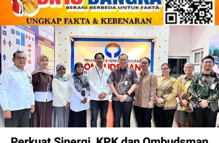 Ombudsman Babel–KPK Perkuat Sinergi, Maladministrasi Disebut Jadi Pintu Masuk Korupsi