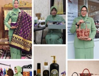 Dorong Kemandirian Ekonomi, Persit Sriwijaya Pamerkan Wastra Nusantara dan Produk Inovatif di Balai Kartini