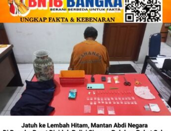 Tim Hantu Amankan Mantan PNS dalam Kasus Narkoba, Sita Sabu 17,47 Gram