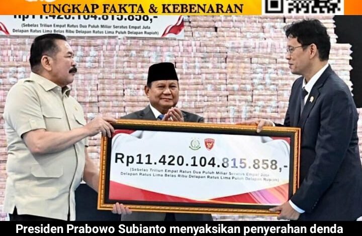 Presiden Prabowo Saksikan Penyerahan Rp11,42 Triliun dan Ratusan Ribu Hektare Lahan Hasil Penyelamatan ke Negara