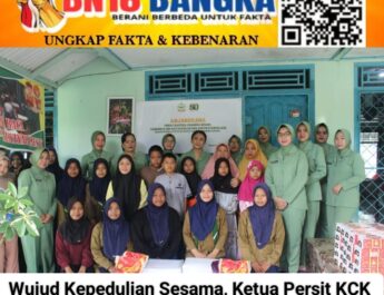 Persit KCK Cabang LV Dim 0431/Bangka Barat Gelar Anjangsana dalam Rangka HUT ke-80 Persit