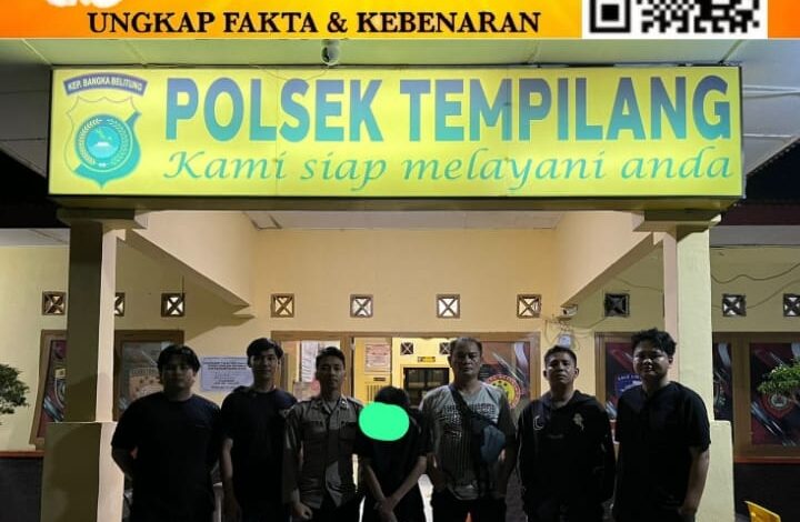 Polsek Tempilang  Ungkap Kasus Narkoba, Remaja Diamankan dengan Puluhan Paket Sabu