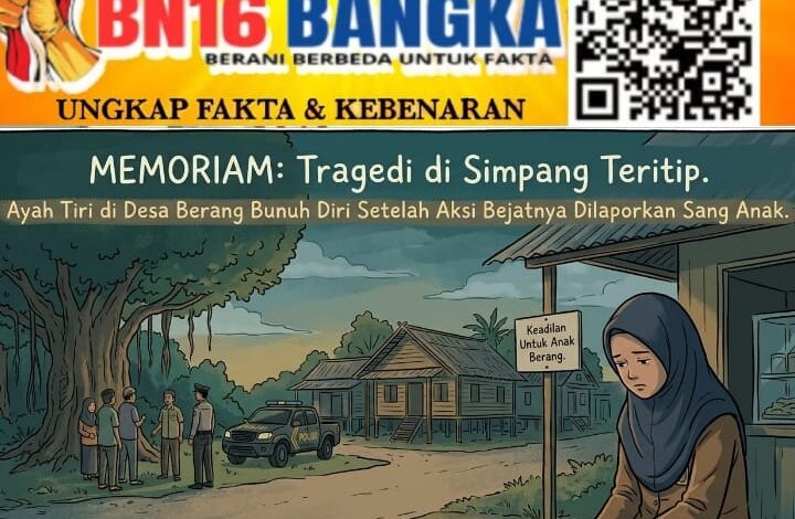 Diduga Depresi Aksi Bejat Terbongkar, Ayah Tiri di Simpang Teritip Tewas Akhiri Hidup
