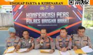 Tegakkan Disiplin, Polres Bangka Barat Transparan Tangani Kasus Asusila Oknum Anggot