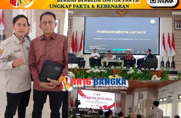 Dewan Pers Tegaskan Siap Dampingi Media Online BN16 Bangka Terkait Laporan Berita Mafia Lahan Limbung