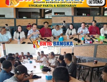 Jaga Hubungan yang Intens Dengan Unsur Legislatif, Rudianto Tjen Sapa para Jurnalis Belitung dalam Suasana Santai di Kongdjie Coffee