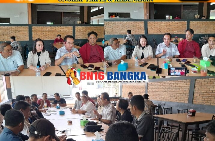 Jaga Hubungan yang Intens Dengan Unsur Legislatif, Rudianto Tjen Sapa para Jurnalis Belitung dalam Suasana Santai di Kongdjie Coffee
