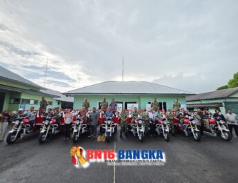 Dandim 0414/Belitung Serahkan Tosa Motor Angkut Roda Tiga, 8 Koperasi Merah Putih Siap Geber Logistik Desa