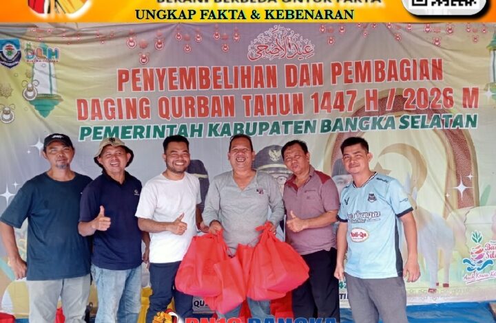 Idul Adha 1447 H, Pemkab Basel Gandeng PJS Bangka Selatan dalam Semangat Berbagi