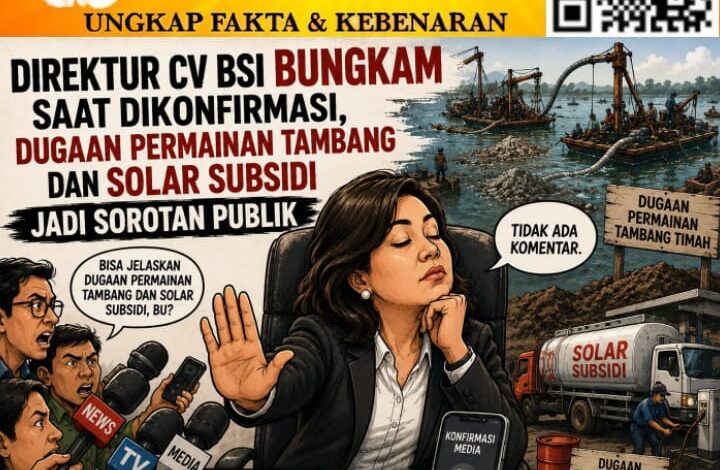 Direktur CV BSI Bungkam Saat Dikonfirmasi, Dugaan Permainan Tambang dan Solar Subsidi Jadi Sorotan