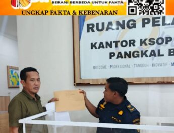 Bangkai Kapal 2 Tahun Terbengkalai, GPPB Desak KSOP Pangkalbalam Bertindak Tegas