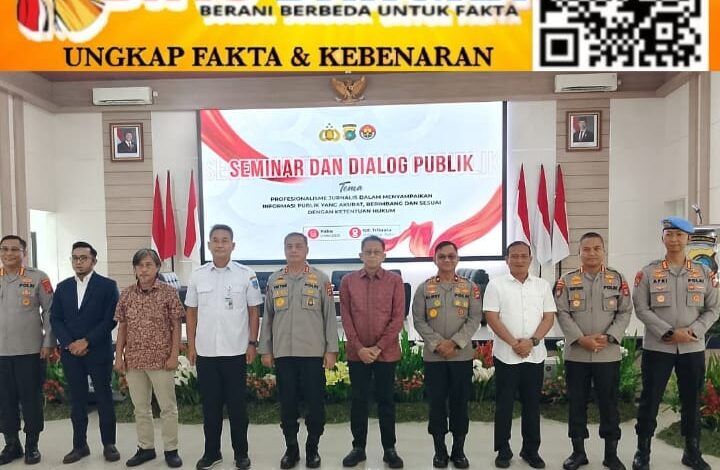 Dorong Profesionalisme Jurnalis, Polda Babel Gelar Dialog Publik Hadapi Disrupsi Informasi