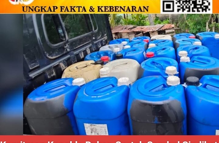 Polda Babel Gerebek Gudang Penimbunan BBM Subsidi Di Pangkalpinang, Ribuan Liter Solar Disita