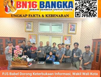 PJS Babel Temui Wakil Wali Kota Pangkalpinang, Kritik Konstruktif demi Tata Kelola Pemerintahan