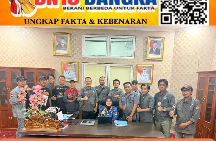 PJS Babel Temui Wakil Wali Kota Pangkalpinang, Kritik Konstruktif demi Tata Kelola Pemerintahan