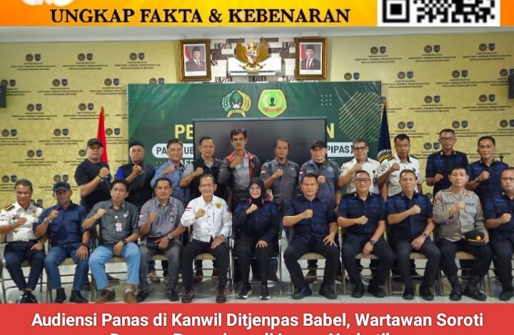 Pers Babel Geram! PJS dan KBO Babel Minta Evaluasi Total Lapas Narkotika Pangkalpinang
