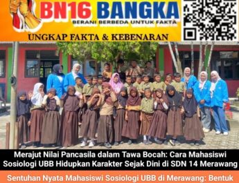 Bukan Sekadar Hafalan Teori, Mahasiswi UBB Tanamkan Jiwa Pancasila pada Siswa SD Lewat Permainan Edukatif